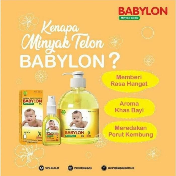 BabYkid- Minyak Telon Cap Betet Botol Pump 430 Ml Health Babylon Oil