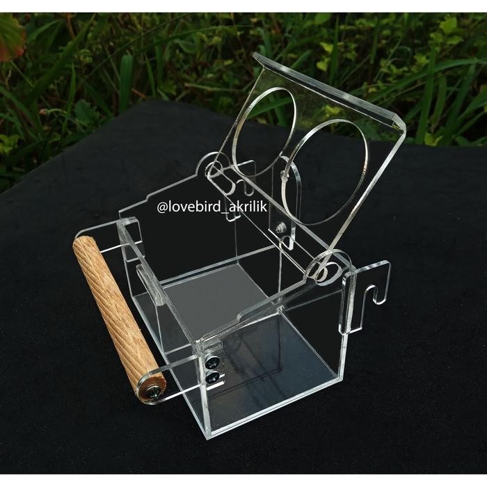 PetShoPq- Wadah Pakan Egg Food, Tempat Pakan Egg Food, Tempat Pakan Lovebird