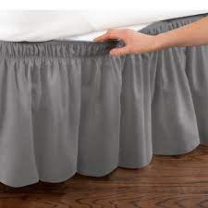 Bed Skirt - Penutup Kolong Ranjang - Elastic Bed Skirt Rumbai Best Seller