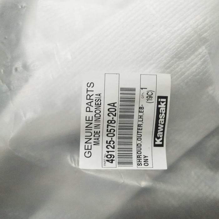 Paling Baik Shroud Sayap Tangki Fairing Tanki Kawasaki Z250Sl Z250 Sl Z 250Sl Original Kawasaki
