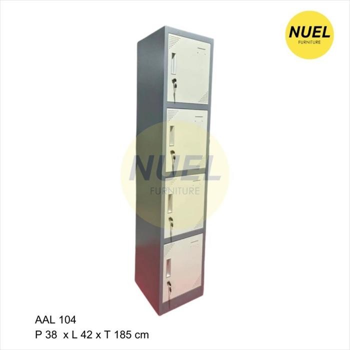 ktw6- Nuel Loker Besi / Locker Besi / Kabinet Besi / Loker Besi 4 Pintu