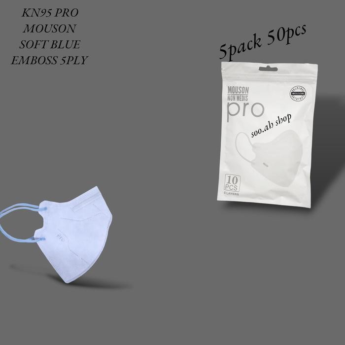 KJB (Paket) Masker KN95 Mouson PRO 5PLY 5Pax Isi 50Pcs