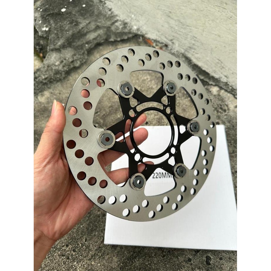 DISC PIRINGAN CAKRAM FLOATING 220MM BLADE-SUPRA125-REVO ABSOLUTE