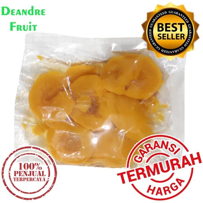 BebasOngkiirr- Grosir Murah 500Gr Buah Peach Manis Frozen Puree Yellow Persik Pure