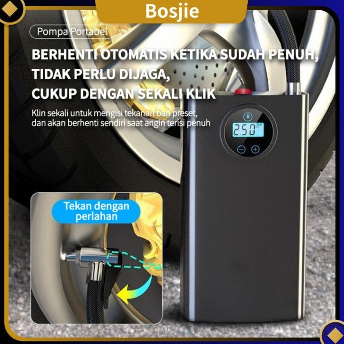Ready BosjiePompa Ban Elektrik Pompa Angin Mobil Pompa Angin Ban Motor Charge Pump Pompa Ban Motor