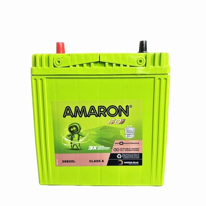 Aki Mobil Daihatsu Sigra Ns40Zl / 38B20L Amaron Go Aki Kering