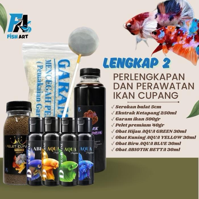 Paket Lengkap Perawatan Dan Pengobatan Ikan Cupang Paket Perawatan Ikan Cupang Terlaris