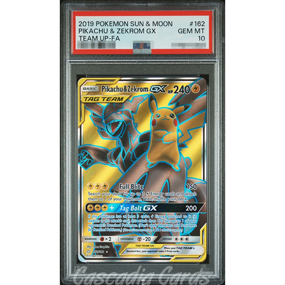2019 Diy Proxy Ptcg Garaded Collection Card Sun & Moon Raichu/aln.raichu Gx Unifed Minds-Fa 221/234