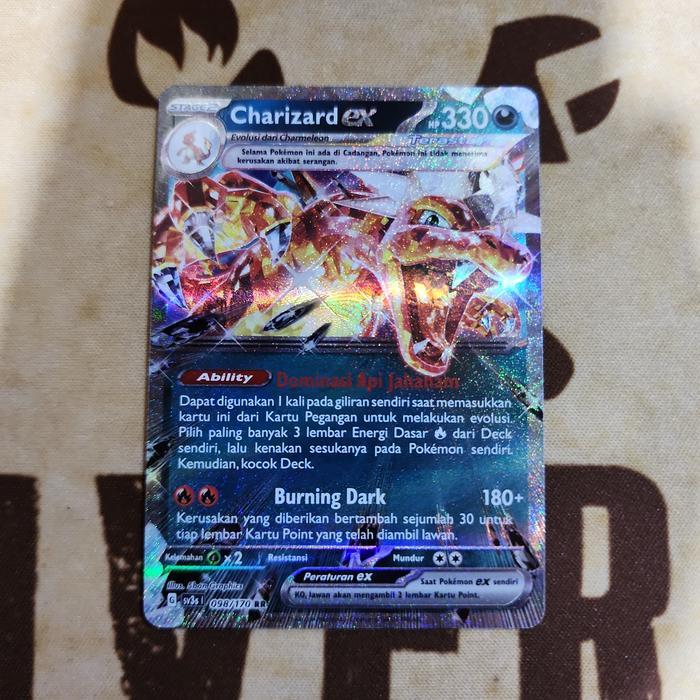 Best Seller Charizard Ex Rr Terastal Kartu Pokemon Tcg Indonesia Premium