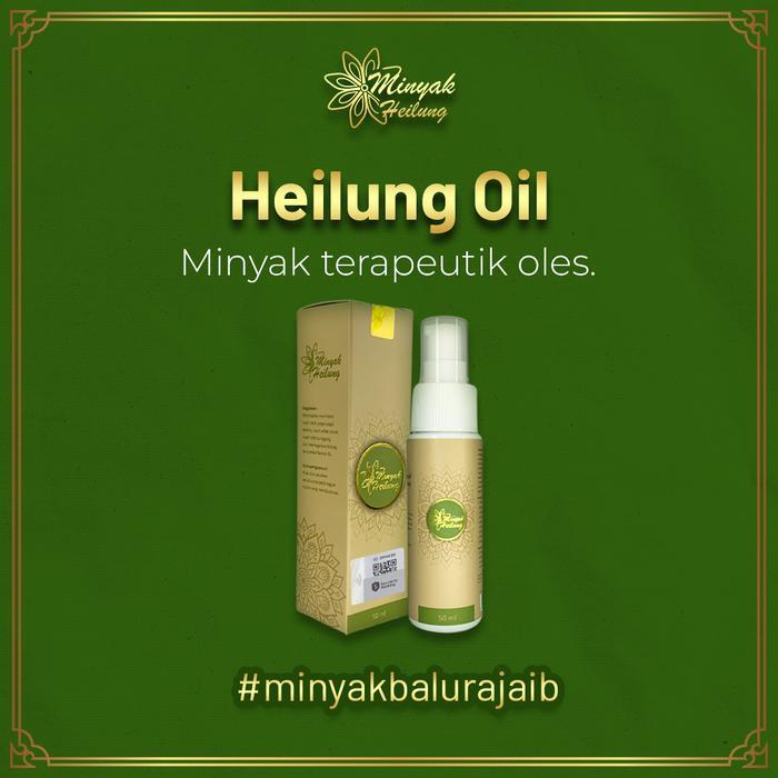 Heilung Oil Kemasan Pump 50 Ml - Minyak Balur Terbaru 