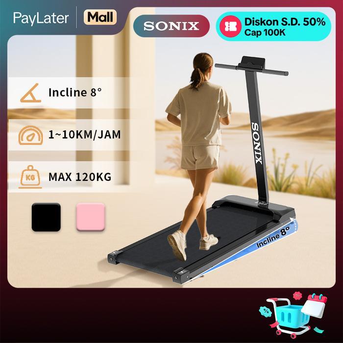 ReadySonix Treadmill Incline T Model Sport Treadmill Sudut 8 Electric Low Watt Dapat Dilipat Running
