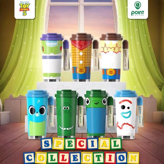 Official Toy Story 5 Tumbler, Point Coffee X Ecentio Co