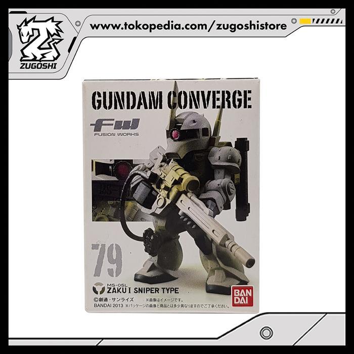 HOT SALE FUSION WORKS GUNDAM CONVERGE MS-05L ZAKU I SNIPER TYPE (79) TERMURAH
