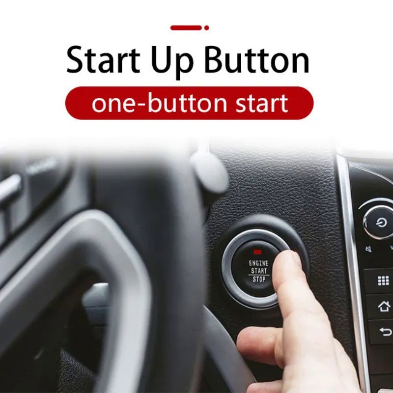 SPY 2 Way Car Alarm System PKE Car Remote Keyless Entry Kit Engine Start Module + Headlamp Module +