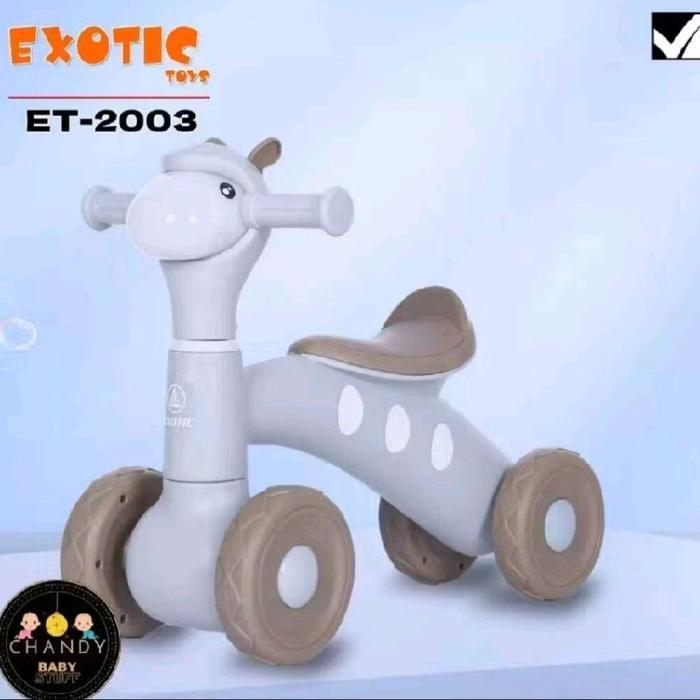 SEPEDA KESEIMBANGAN EXOTIC ET 2003 / ET 2005 / ET 2129 & ET 3107 (MUSIK& LAMPU) - ET 2003 ABU