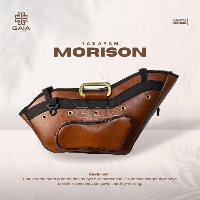 TAS KISO AYAM BANGKOK - AYAM JAGO - BAHAN KULIT MORISON PREMIUM - TAS SELEMPANG SLING BAG KISO AYAM