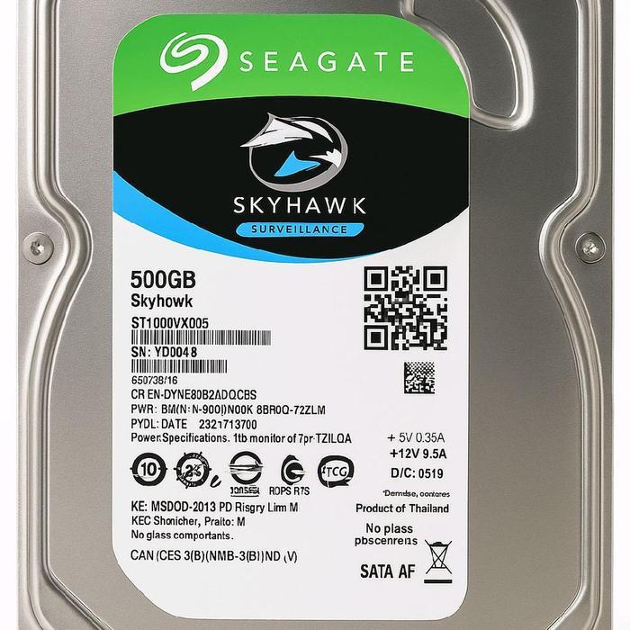 FREE KABEL SATA HARDISK 500GB 3,5" 0 DAYS -HDD 500GB FOR CCVT / PC CPU COMPUTER Storage Storage