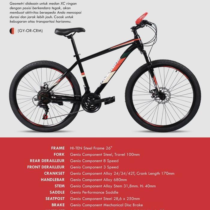 Sepeda MTB 26 inch Merk Genio Salzburg