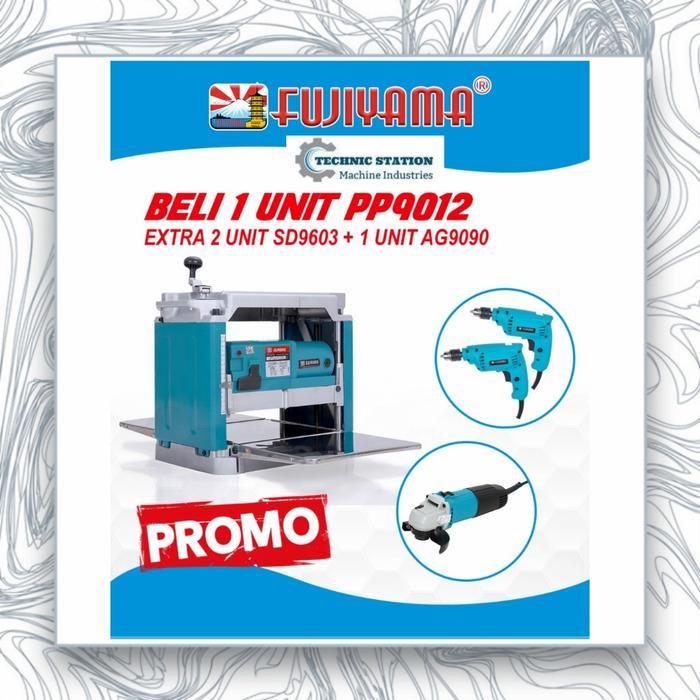 Mesin Serut Ketam Sugu Pasah Planer Duduk Meja FUJIYAMA PP9012