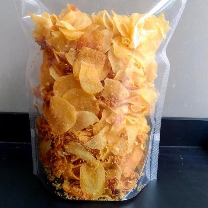 

KERIPIK KRIPIK KENTANG EBI BAWANG GORENG
