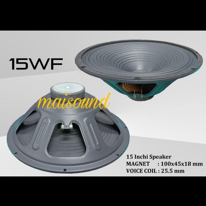 SPEAKER 15 INCH 15M WF SPEAKER 15WF KOMPONEN SPEAKER 15 WF WOOFER