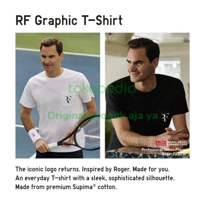 100% original Baju tennis tenis Uniqlo RF Roger Federer BNWT SALE