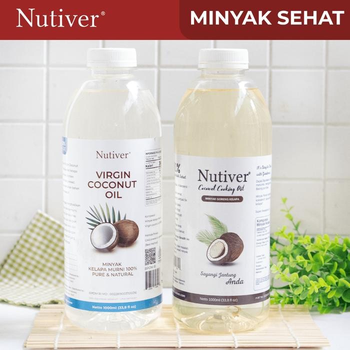 

Stok Baru NUTIVER PAKET HEMAT 2 MINYAK SEHAT MINYAK EXTRA VIRGIN COCONUT OIL MINYAK GORENG KELAPA