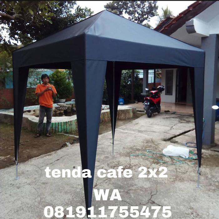 tenda cafe 2x2 peneduh PKL bazar murah