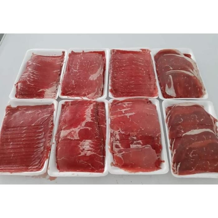 

Pilihan- Premium Slice Beef Sukiyaki / Teriyaki (Tanpa Lemak) 250G