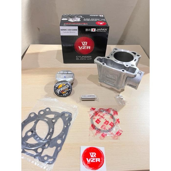 Blok Seher - Bore up Sonic 150R - Supra GTR - CBR 150 (K56) VZR Racing Japan Technology