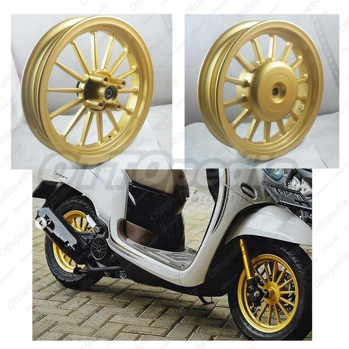 Velg Pelek V Rossi Galaxy Ring 12 All New Scoopy Uk 215/250 B14 Original