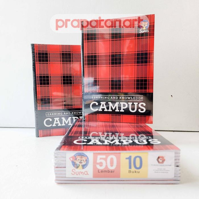 

SUMA Buku Tulis Sekolah 50 Lembar 17,5x25cm (10 BUKU)