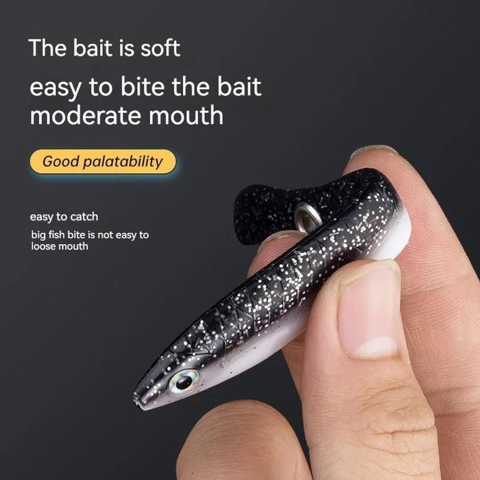 UMPAN MANCING UMPAN IKAN ALAT PANCING KAIL PANCING UMPAN MANCING RELIX NUSANTARA PLASTIC BAIT 1PCS