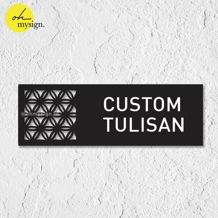 

CUSTOM TULISAN RUANGAN OFFICE SIGN BOARD ACRYLIC UV PRINT LASER CUT 5