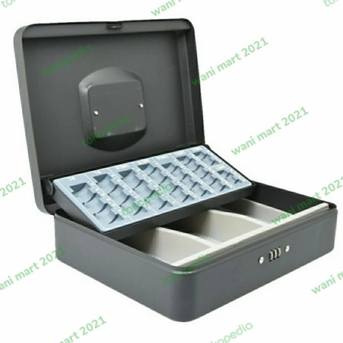 

KRISBOW CASH BOX DENGAN NOMOR KOMBINASI 30 CM KOTAK UANG KASIR