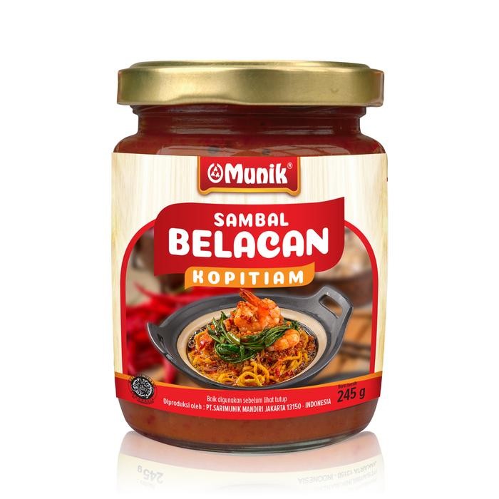 

ASLI Sambal Belacan Kopitiam Munik 245 Gr READY STOCK