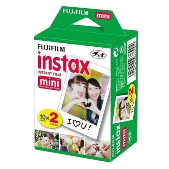 

Paper instax mini twin or single, refill kertas fuji film, paper fujifilm instan 20 / 10 sheet polos