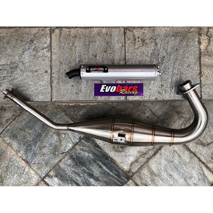 KNALPOT CMS STAINLESS NINJA R ORIGINAL