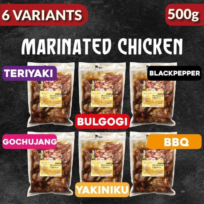 

Pilihan- Marinated Chicken / Daging Ayam Marinasi 500 Gr By Mafia Daging