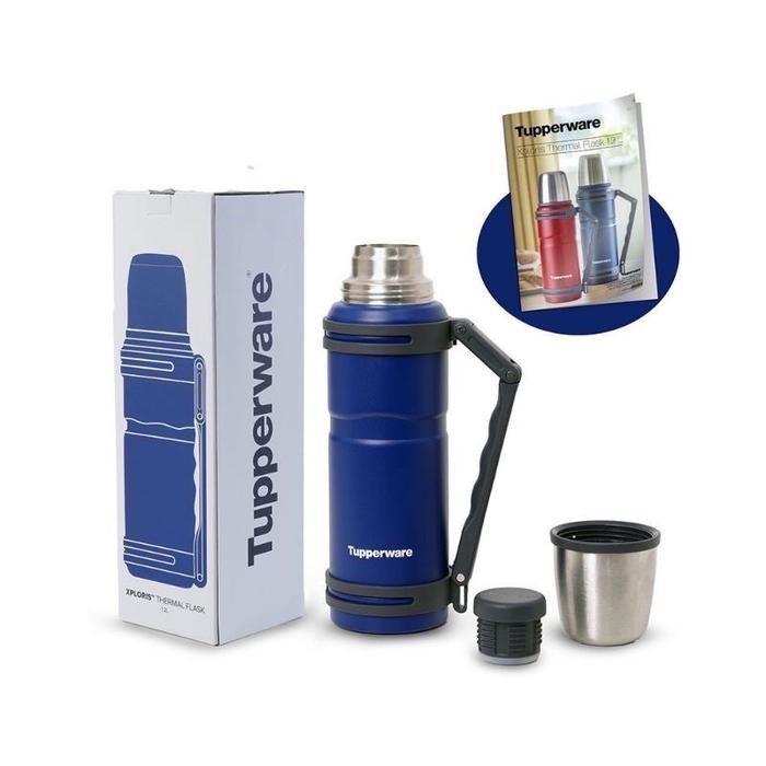 Termos Tupperware Xploris Thermal Flask Blue