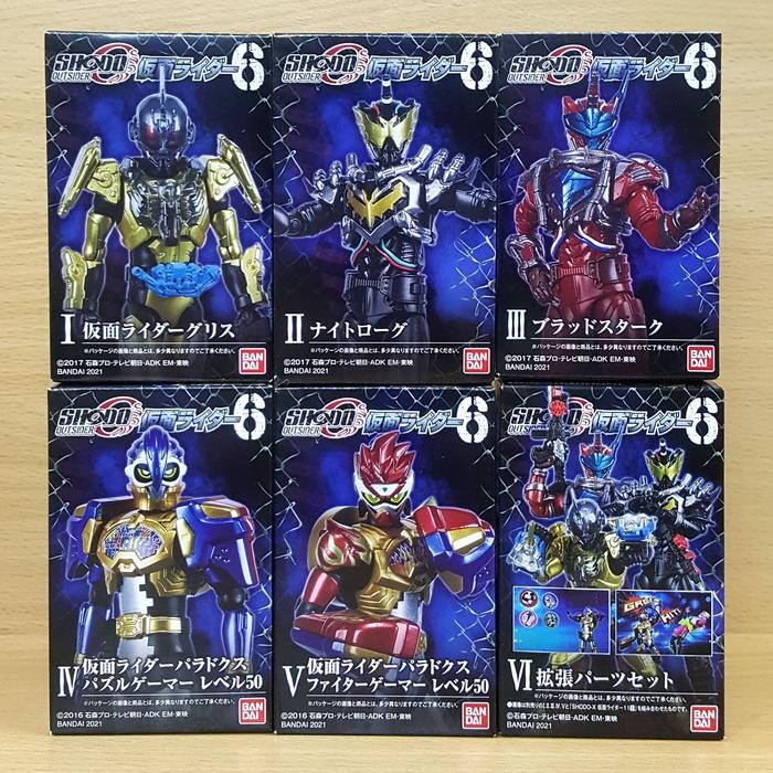 SHODO-O Kamen Rider 6 [6/SET] Grease Night Rogue Blood Stalk Paradox