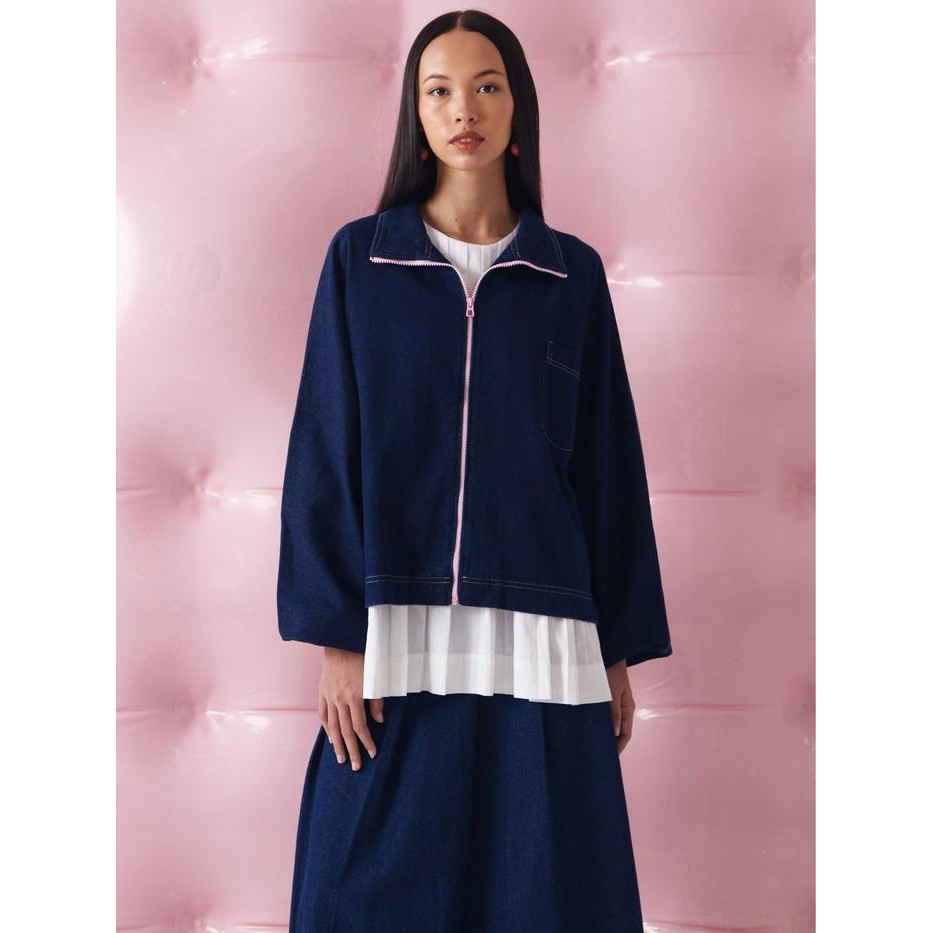 ASLI NASL by Nagita Slavina CHRI SURGE Indigo Shock Jacket READY STOCK