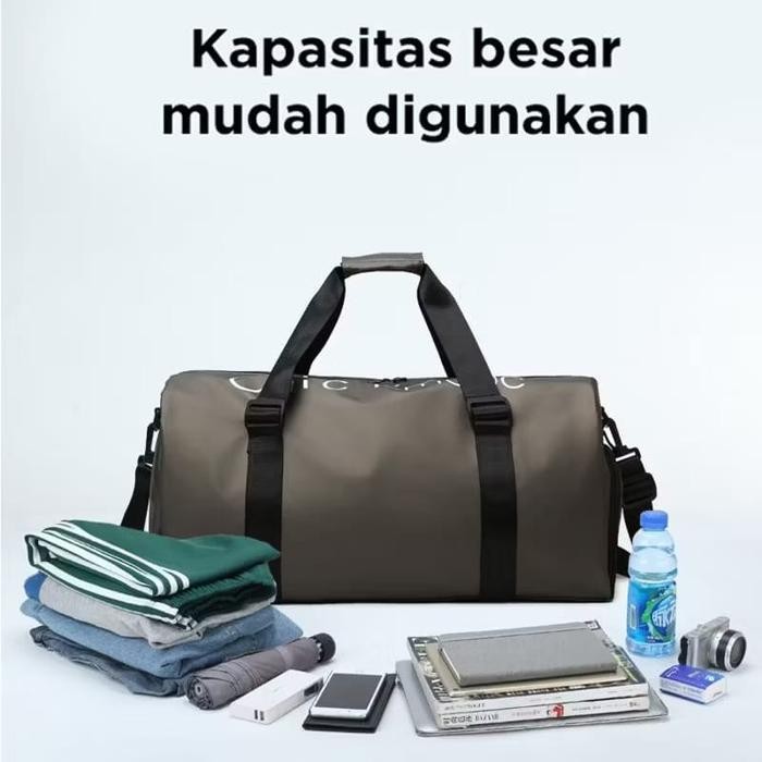 

TTB128 - Tas Fitness Gym Pria/Tas Olahraga Kapasitas Besar Waterproof/Travel Bag Casual/ Tas