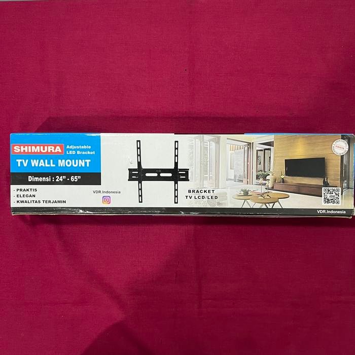 Bracket Tv Wall Mount Tv Smart Lcd Led 24" - 65" In Adjustable Shimura