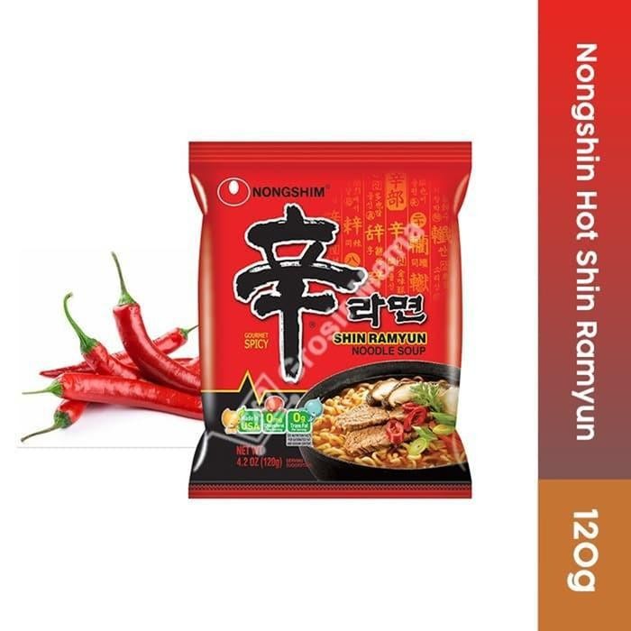

Nongshim Hot Shin Ramyun Mie Instan 120g