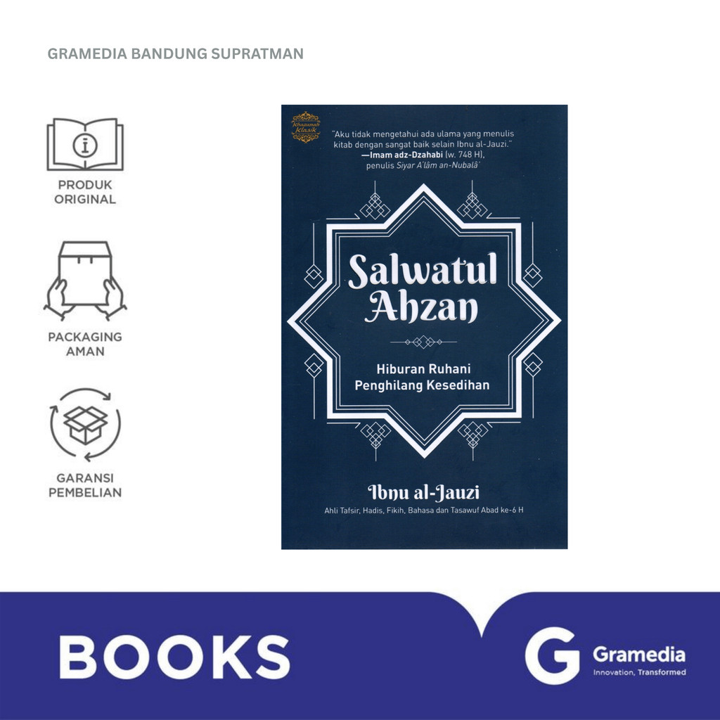 Gramedia Bandung Supratman | SALWATUL AHZAN HIBURAN RUHANI PENGHILANG KESEDIHAN | Buku Religion & Sp