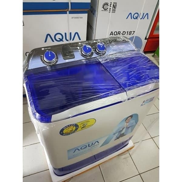Mesin Cuci 2 Tabung Sanyo Aqua 780 7.5 kg Hijab Series