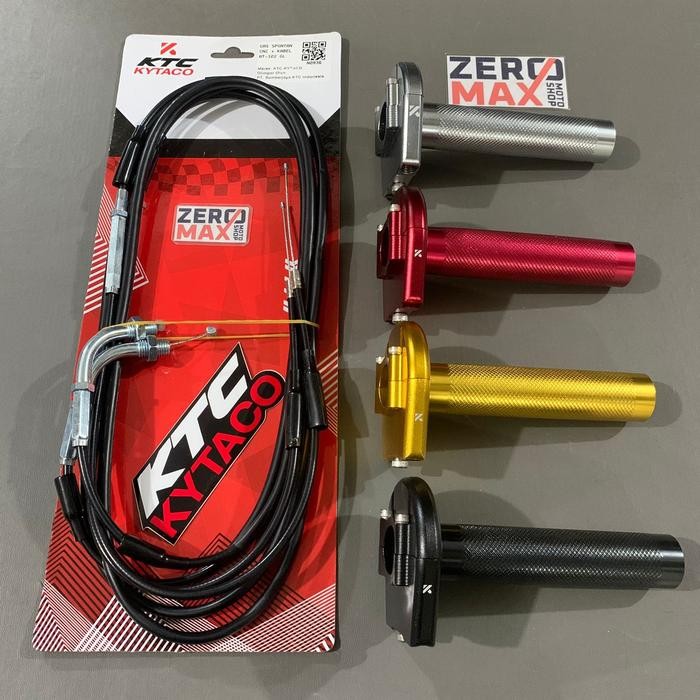 Ready Gas Spontan KTC Kytaco 2 Kabel Gas CNC AT-102 Vario 125 Vario 150