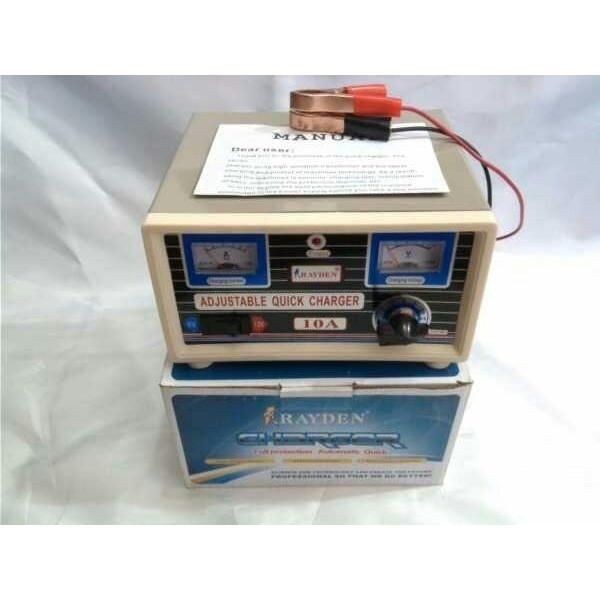 Ready RAYDEN Charger Aki 10A , RAYDEN ACCU,charger aki motor/mobil