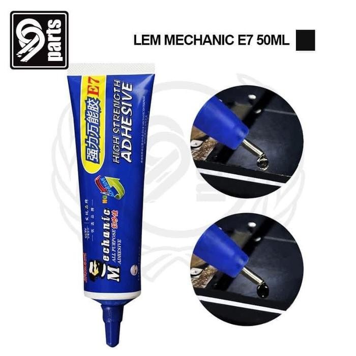 Pilihan- Lem Touchscreen Mechanic E7 Hitam (50Ml)